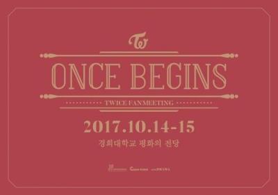 TWICEファンミーティング「ONCE BEGINS」