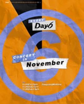 DAY6コンサート「EVERY DAY6 CONCERT IN NOVEMBER」