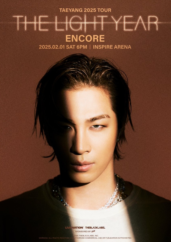 TAEYANG 2025 TOUR [THE LIGHT YEAR] ENCORE